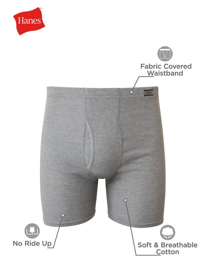 Hanes Men's 4 Pack FreshIQ Boxer Brief with ComfortSoft Waistband, Assorted, Large 🍁 All In One Marketplace Canada