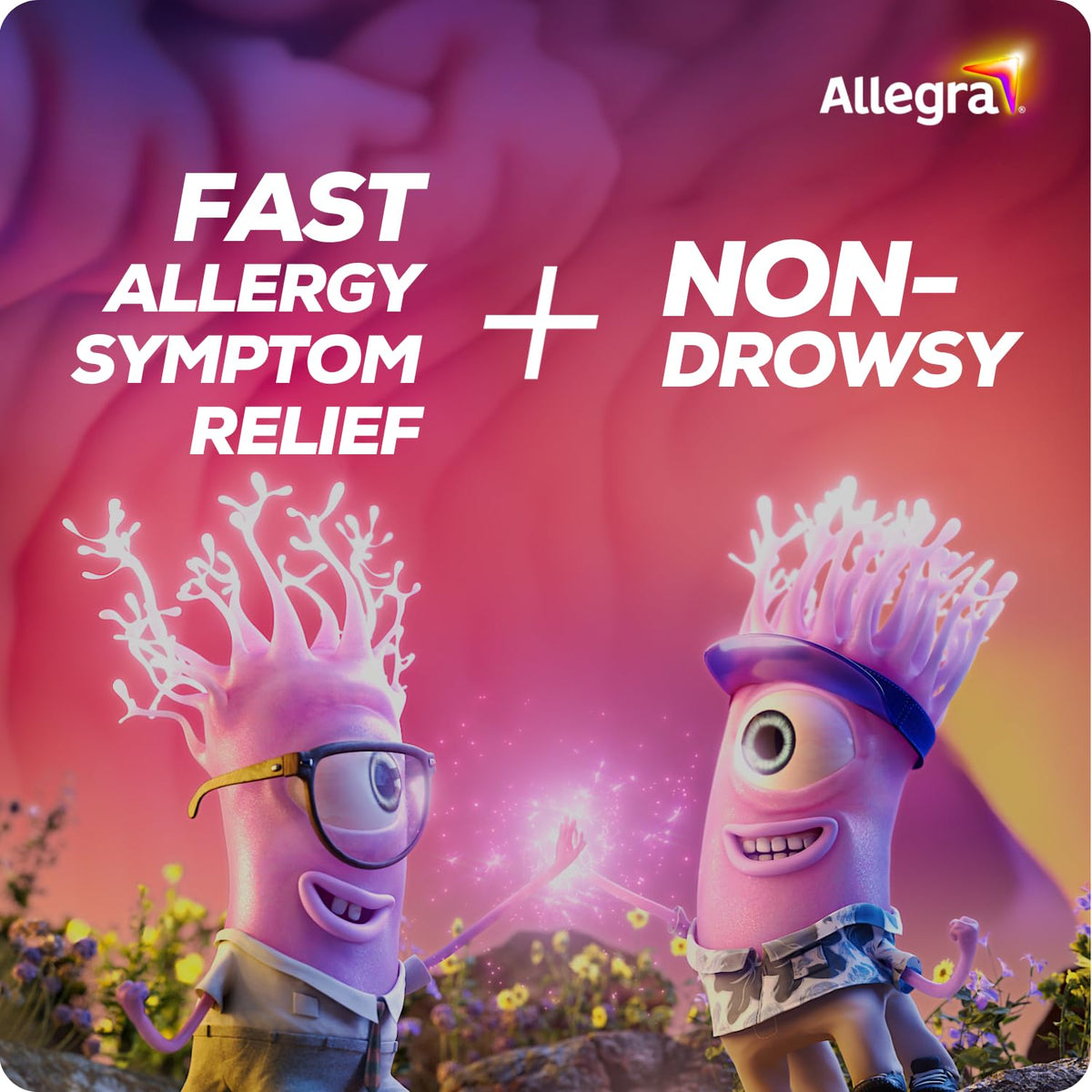 Allegra 24 Hour Allergy Medication, Non Drowsy, Fast and Effective Multi-Symptom Allergy Relief Medicine for Sneezing, Watery Eyes and Itchy Throat, Fexofenadine Hydrochloride 120 mg, 100 Tablets 🍁 All In One Marketplace Canada