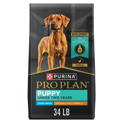 Purina Pro Plan Large Breed Dry Puppy Food, Development Chicken & Rice - 15.4 kg Bag (1 Pack) 🍁 All In One Marketplace Canada