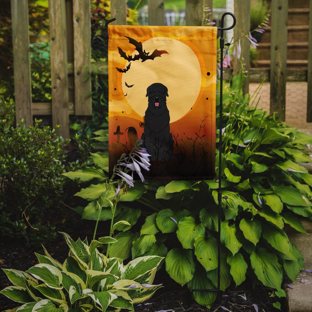 Caroline's Treasures BB4292GF Halloween Black Russian Terrier Flag Garden Size, Small, Multicolor