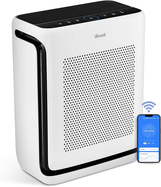 Levoit Air Purifiers for Large Room Home Up to 1875 ft² with Washable Filter, AHAM VERIFIED, Smart Control, HEPA Sleep Mode, Auto Mode, Removes Allergies, Pet Hairs, Smoke, Dust, Odors, Vital 200S-P 🍁 All In One Marketplace Canada