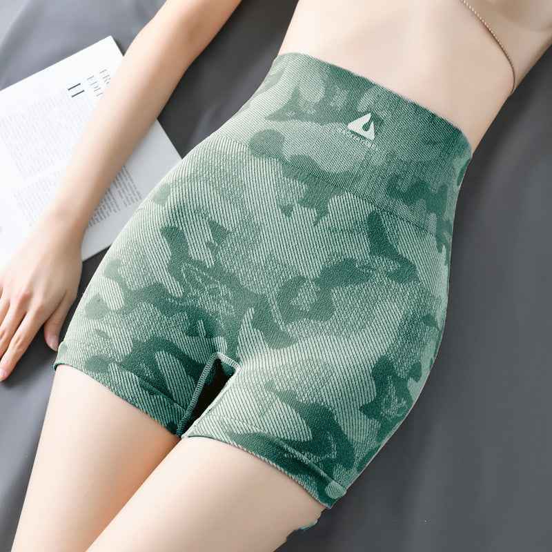 Women’s Printed Gym & Yoga Shorts – Soft Workout Running Shorts for Summer