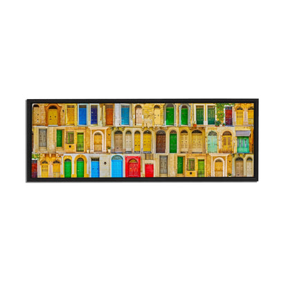 Maltese Doors Canvas - Abstract minimalism art- Large Wall Decor
