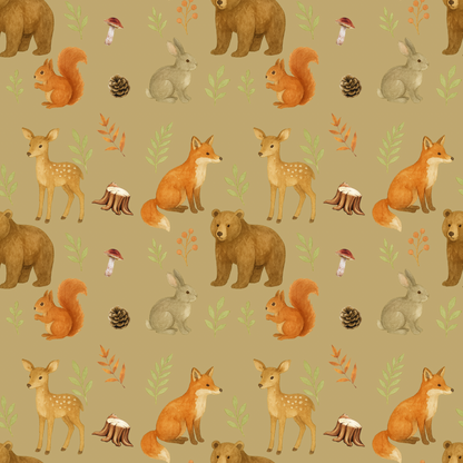 🦊 Pyjama 2 pièces en bambou – Les copains des bois
