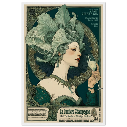La Lumière Champagne - Poster & Framed Print
