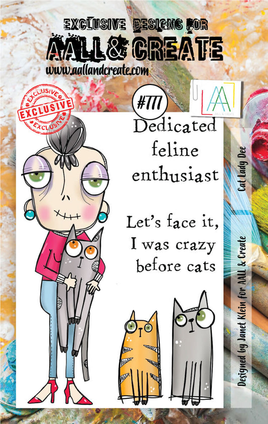 AALL and Create Stamp Set -777 - Cat Lady Dee