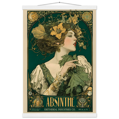 L’Absinthe d’Ombre - Poster & Framed Print