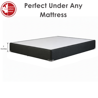 UltraFlex® LUSH 12" Mattress and BoxSpring Set Orthopedic Eurotop Pocket Coil Premium Foam Encased, Eco-friendly Hybrid Mattress (Made in Canada)