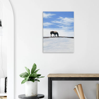 WAITING FOR SPRING Canvas Giclee