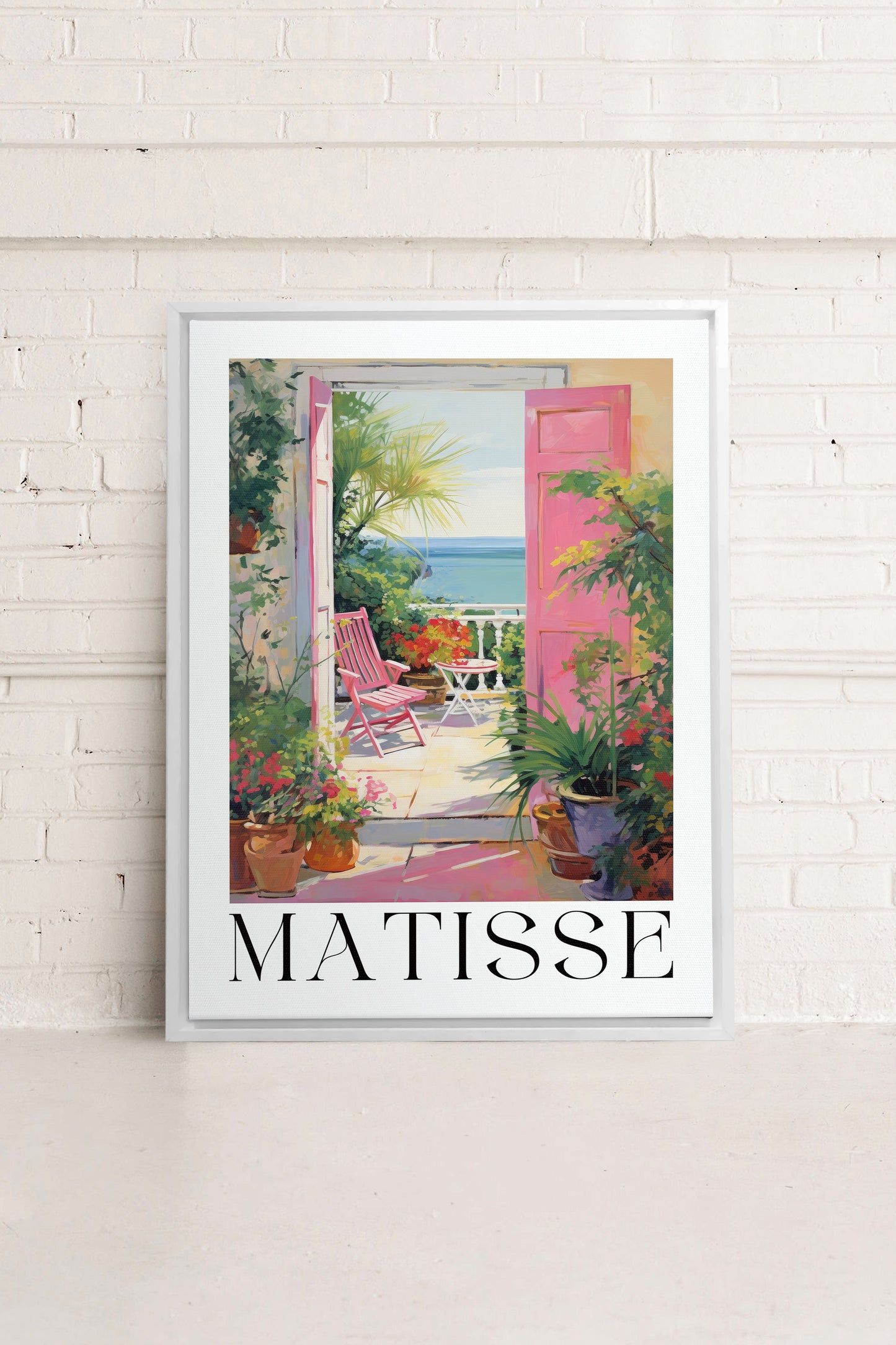 MATISSE, Oeuvre sur toile étirée
