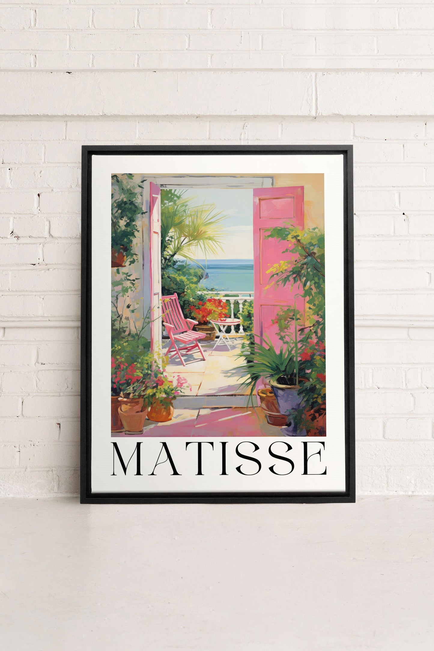 MATISSE, Oeuvre sur toile étirée