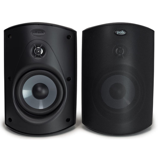 Polk Audio Atrium 6 Outdoor All-Weather Speakers with Bass Reflex Enclosure (Pair, Black), Broad Sound Coverage, Speed-Lock Mounting System 🍁 All In One Marketplace Canada