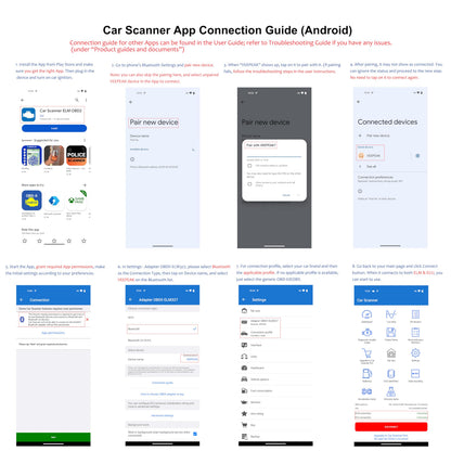 Veepeak OBDCheck BLE+ Bluetooth OBD II Scanner Car Check Engine Light Code Reader Auto Diagnostic Scan Tool for iOS & Android 🍁 All In One Marketplace Canada