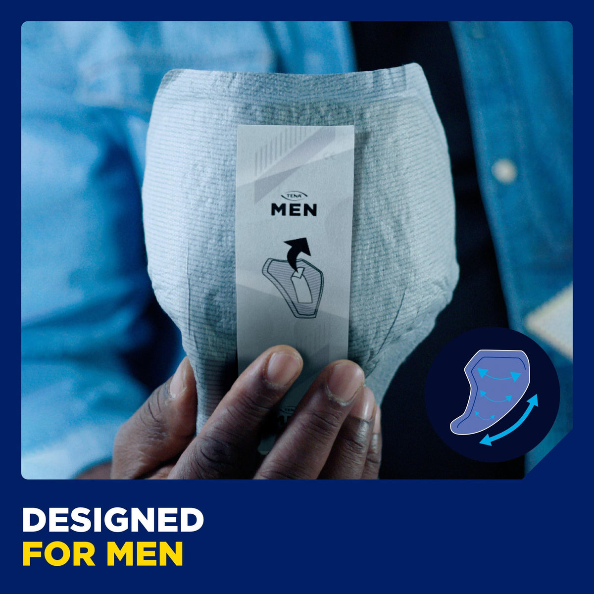 TENA Men Incontinence, Discrete Disposable, Guards, Comfortable Fit, Maximum Absorbency Protection, Universal Fit, 48 Count 🍁 All In One Marketplace Canada