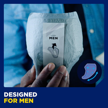 TENA Men Incontinence, Discrete Disposable, Guards, Comfortable Fit, Maximum Absorbency Protection, Universal Fit, 48 Count 🍁 All In One Marketplace Canada