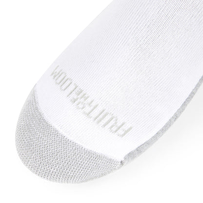 Fruit of the Loom mens 12 Pair Pack Dual Defense Cushioned Socks, White/Grey, 6-12 🍁 All In One Marketplace Canada
