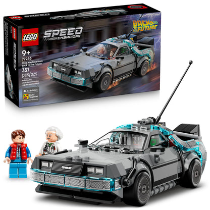 LEGO Speed Champions Time Machine from Back to The Future Building Toy for Kids - Pretend Play & Display Car Toy W/2 Build Modes for Boys & Girls, Ages 9+ - Gift Ideas for Birthdays & Fans - 77256 🍁 All In One Marketplace Canada