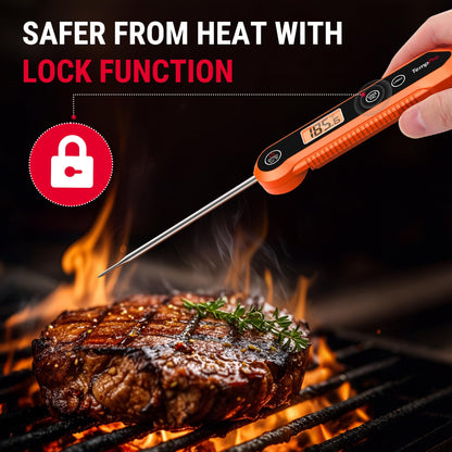 TempPro Digital Instant Read Meat Thermometer for Grilling Waterproof Kitchen Food Thermometer with Calibration Backlight Baking Bread Candy Thermometer Cooking Tools Utensils (Previously ThermoPro) 🍁 All In One Marketplace Canada