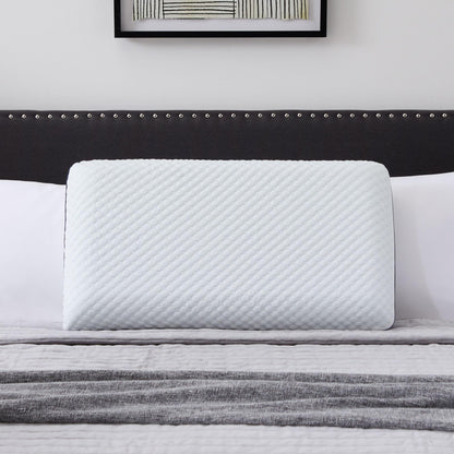 WEEKENDER Ventilated Gel Memory Foam Pillow - Washable Cover - Queen Size(Pack of 1), White 🍁 All In One Marketplace Canada