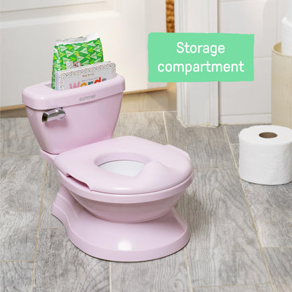 Summer by Ingenuity My Size Potty Pro in Pink, Infant Potty Training Toilet, Lifelike Flushing Sound, For Ages 18 Months, Up to 50 Pounds 🍁 All In One Marketplace Canada