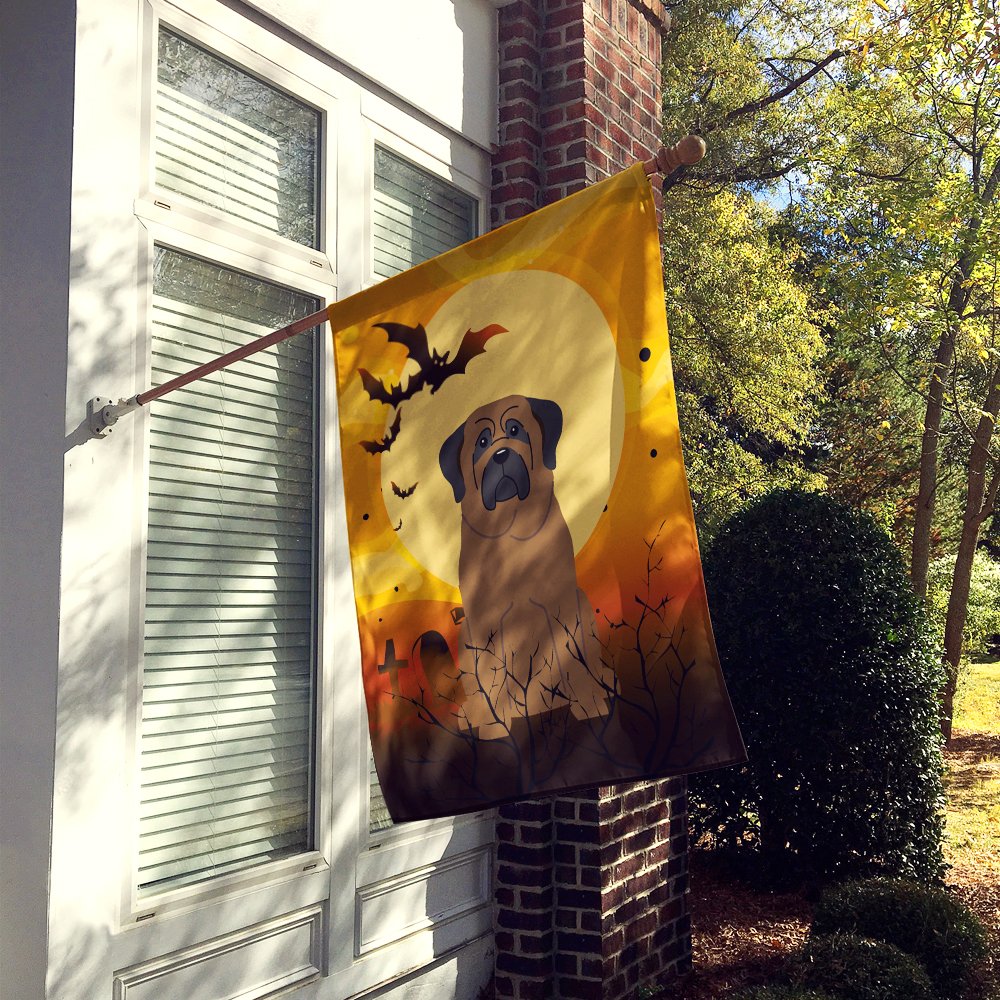 Caroline's Treasures BB4350CHF Halloween Bullmastiff Flag Canvas House Size, Large, Multicolor