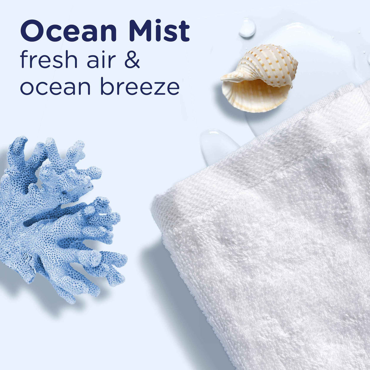 Downy Light Laundry Scent Booster Beads, Ocean Mist Scent, In-wash fabric beads designed to be gentle with a light boost of scent, No Heavy Perfumes, 853 Grams 🍁 All In One Marketplace Canada