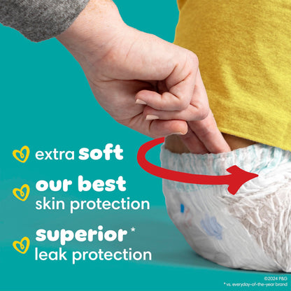 Pampers Swaddlers 360 Pull-On Diapers, Size 3, 120 Count for up to 100% Leakproof Skin Protection and Easy Changes 🍁 All In One Marketplace Canada