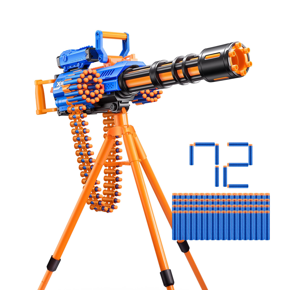 X-Shot Insanity Motorized Rage Fire by ZURU with 72 Darts, Motorized Blasting Power, Auto Feeding Belt, Tripod and Scope, Outdoor Toy for Boys and Girls, Teens and Adults 🍁 All In One Marketplace Canada