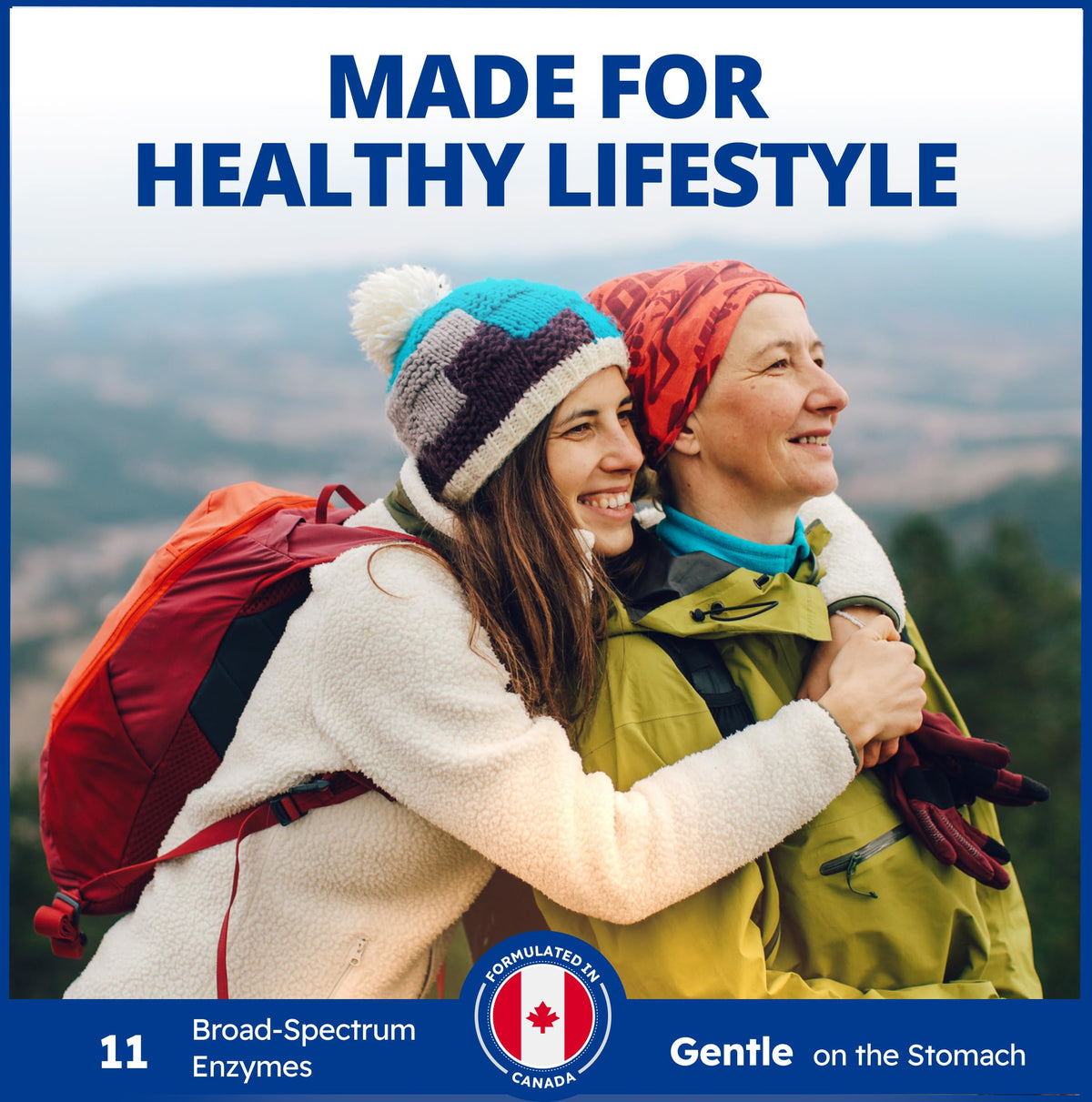 CanPrev - Digestive Enzymes Supplement, 90 Capsules 30-Day Supply - Full Spectrum of 11 Digestive Enzymes for Stomach Gas, Digestion, Indigestion and Bloating Relief - Helps Break Down Proteins 🍁 All In One Marketplace Canada