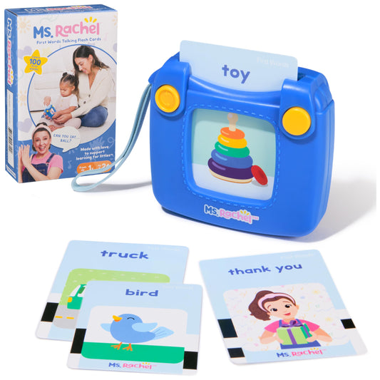 Ms. Rachel First Words Flash Cards, Electronic Card Reader, 100 Words 🍁 All In One Marketplace Canada