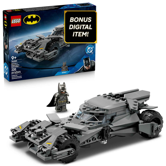 LEGO DC Batman: Batman v Superman Batmobile Building Blocks Set - Super Hero Toy for Kids, Boys & Girls, Ages 9+ - with Armored Minifigure & Golden Coin - Gift Idea for Birthdays - 76331 🍁 All In One Marketplace Canada