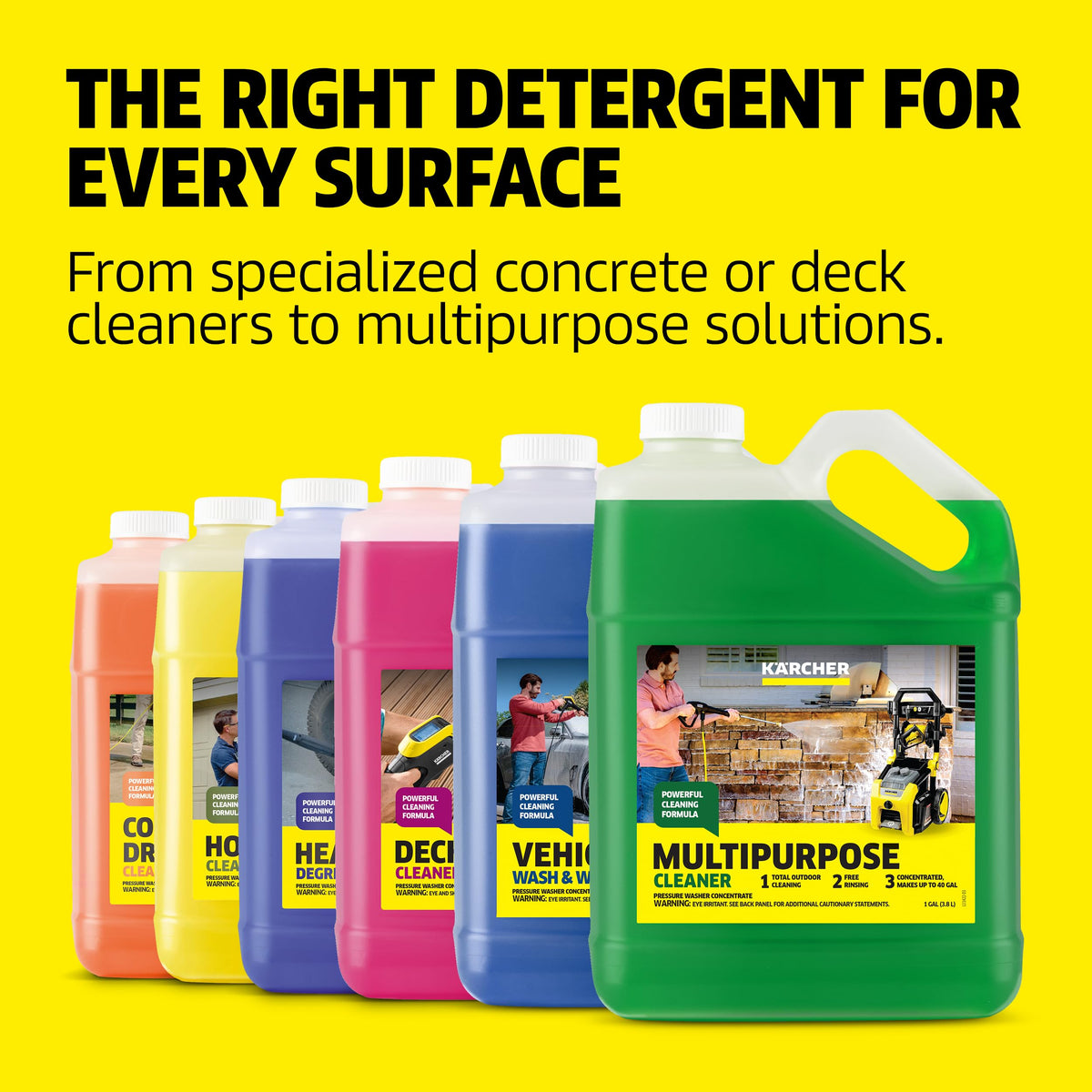 Kärcher Multi-Purpose Cleaning Pressure Power Washer Detergent Soap, 1 Gallon 🍁 All In One Marketplace Canada