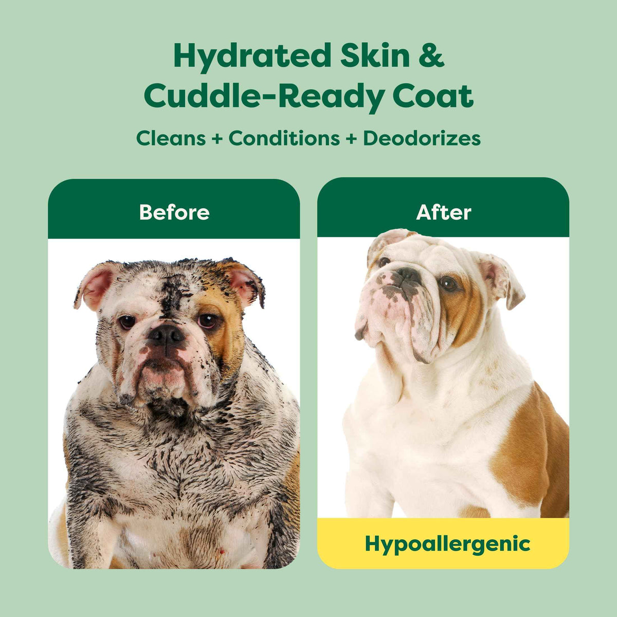 Earth Rated (A Canadian Company), 3-in-1 Soothing Dog Shampoo and Conditioner, Deodorizing Oatmeal Shampoos for Dogs and Puppies, Great for Smelly Pets, White Tea and Basil Scent, 473 ml 🍁 All In One Marketplace Canada