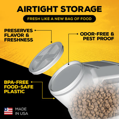 Gamma2 Vittles Vault Dog Food Storage Container (Durable, Food Safe, BPA Free Storage, Made in the USA with Recycled Materials)Holds up to 35 pounds 🍁 All In One Marketplace Canada