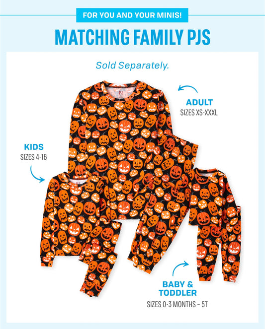The Children's Place Kids' Family Matching, Halloween Pajama Sets, Cotton, Pumpkin Allover, 0-3 Months