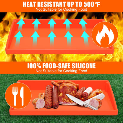 Silicone Griddle Mat Cover for Blackstone - 22 Inch True All-Encompassing Coverage Heavy Duty Food Grade Grill Buddy Mat, All Season Cooking Surface Protective Cover 🍁 All In One Marketplace Canada