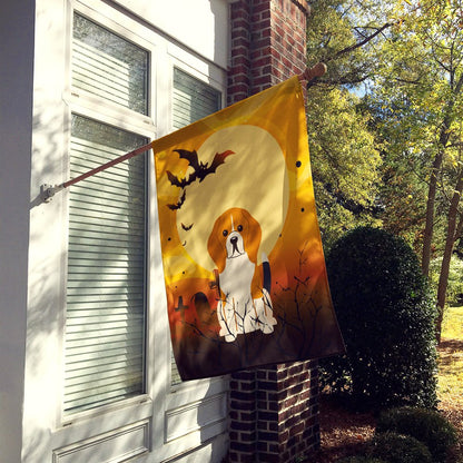 Caroline's Treasures BB4306CHF Halloween Beagle Tricolor Flag Canvas House Size, Large, Multicolor
