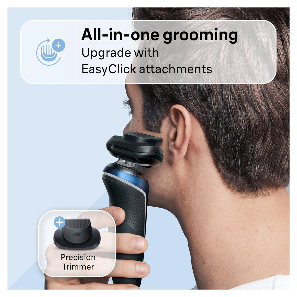 Braun Electric Razor for Men Series 6, Beard Shaver, Electric Shaver, GentleFlex, SkinGentle Foil, with Precision Trimmer, S6 6120s, 1 item 🍁 All In One Marketplace Canada