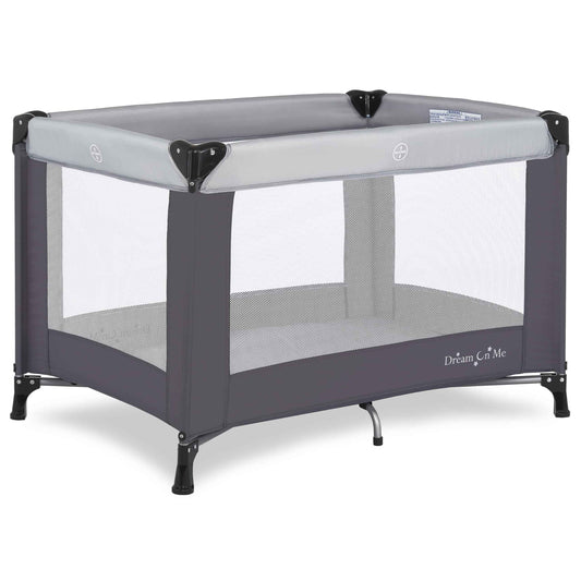 Dream On Me Nest Portable Play Yard With Carry Bag And Shoulder Strap, GREY 🍁 All In One Marketplace Canada