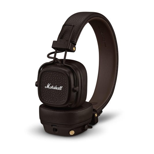 Marshall Major V Wireless On-Ear Headphones with 100+ Hours of Playtime - Brown 🍁 All In One Marketplace Canada