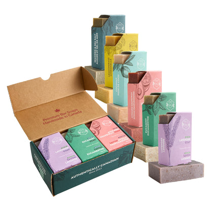 Crate 61, Vegan Natural Bar Soap, Handmade Soap With Premium Essential Oils, Cold Pressed Face And Body Bar Soap For Men And Women 6 Pack (Most Popular) 🍁 All In One Marketplace Canada