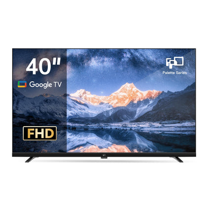 FPD 40-inch Smart TV, 1080p Full HD Google TV with Google Play Built-in Google Cast, HDR 10, Dolby Audio, Voice Remote, Stream Live Television (Palette-Series, CG40-P3) 🍁 All In One Marketplace Canada