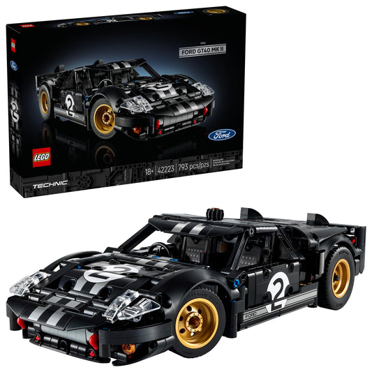 LEGO Technic 1966 Ford GT40 MKII Race Car Building Set for Adults - Collectible Car Toy W/Realistic Functions & Features for Adult Sports Car Fans, Ages 18+ - Gift Idea for Birthdays - 42223 🍁 All In One Marketplace Canada