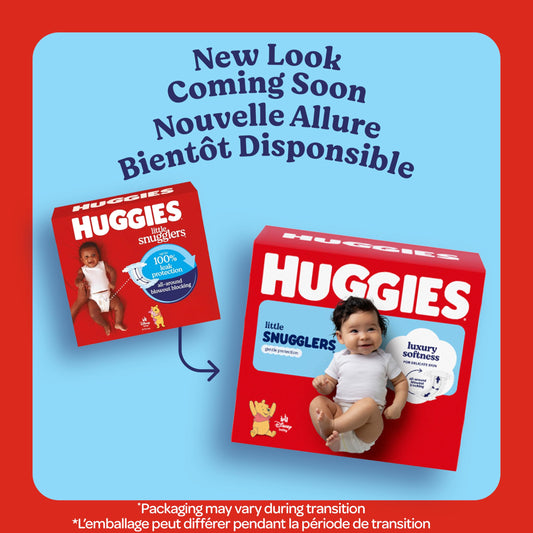 HUGGIES Little Snugglers Baby Diapers, Size 2 (12-18 Lb.), Mega Colossal Packs (Packaging May Vary), 148 Count 🍁 All In One Marketplace Canada