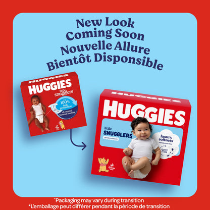 Huggies Size 1 Diapers, Little Snugglers Diapers, Size 1 (8-14 lbs), 198 Count (6 packs of 33), Packaging May Vary 🍁 All In One Marketplace Canada