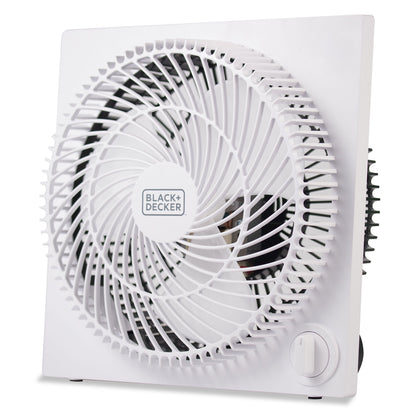 Black & Decker 9 in. Frameless Tabletop Box Fan, White 🍁 All In One Marketplace Canada