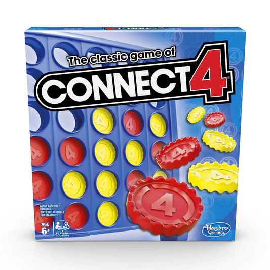 Connect 4 Classic Grid Board Game, 4 in a Row Game, Strategy Board Games for Kids, 2 Player Board Games for Family and Kids, Ages 6 and Up 🍁 All In One Marketplace Canada