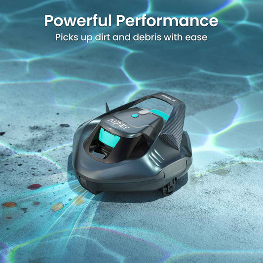 AIPER Seagull SE Cordless Robotic Pool Cleaner, Pool Vacuum Lasts 90 Mins, LED Indicator, Self-Parking, for Flat Above-Ground Pools up to 33 Feet - Gray 🍁 All In One Marketplace Canada