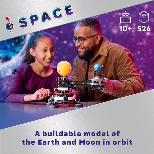LEGO Technic Planet Earth and Moon in Orbit Building Set, Outer Space Birthday Gift for 10 Year Olds, Solar System Space Toy for Imaginative, Independent Play, Space Room Décor for Boys & Girls, 42179 🍁 All In One Marketplace Canada