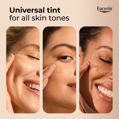 Eucerin Tinted Age Defense SPF 50 Face Sunscreen, Daily Face Sunscreen SPF 50 With Hyaluronic Acid and Antioxidants, Body SPF 50 Lotion with UVA-UVB Sun Protection, Fragrance Free & Non Greasy, 50 ml 🍁 All In One Marketplace Canada